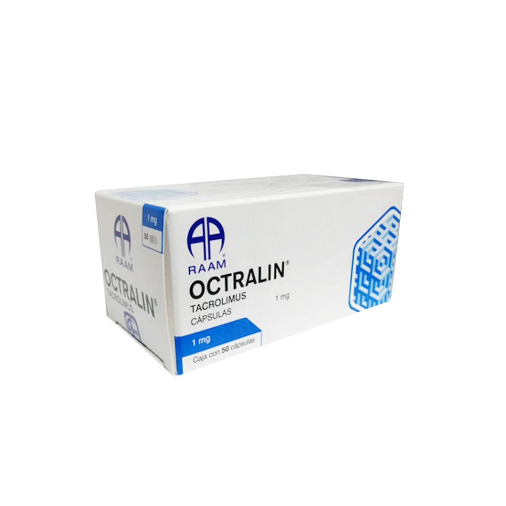 Octralin Tacrolimus 1Mg C/50 Capsulas