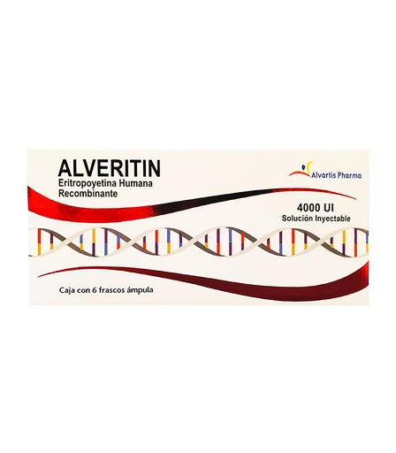 [7502222840523] Alveritin Eritropoyetina 4000 UI C/6