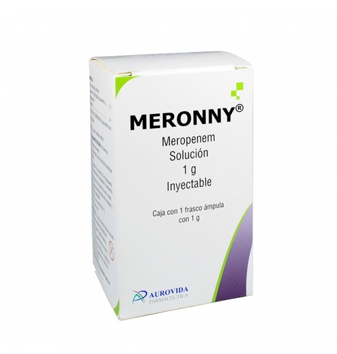 [7506331300060] Meronny  Meropenem 1Gr C/1 Fco Amp