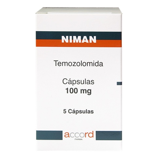 [7506335700675] Niman Temozolomida 100Mg C/5 Caps Accord