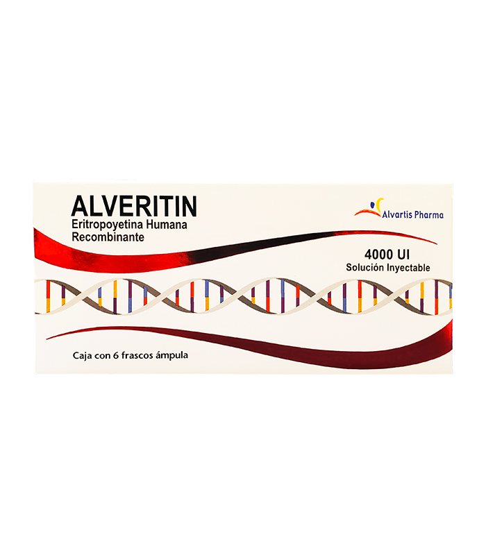 Alveritin Eritropoyetina 4000 UI C/6 ALVARTIS