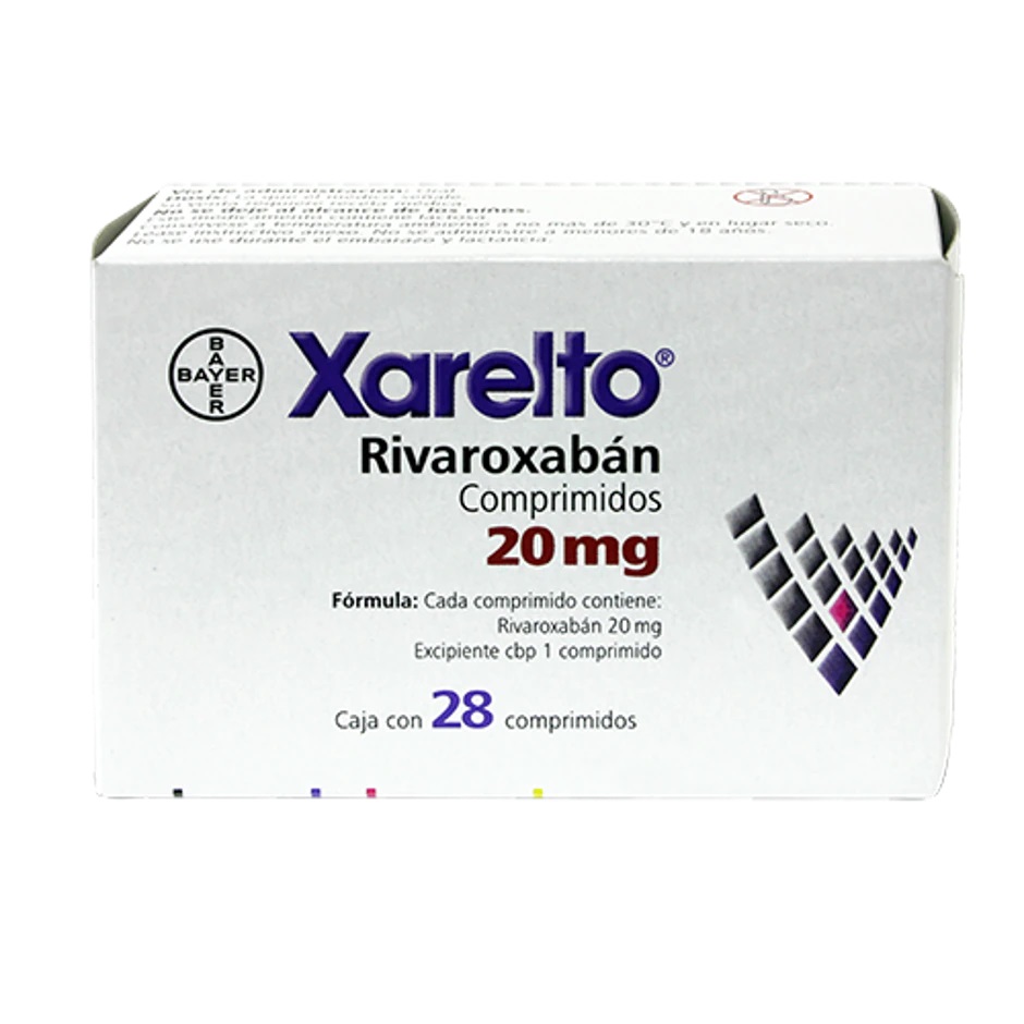 [7501318608788] Xarelto Rivaroxaban 20Mg Caja 28 Comprimidos