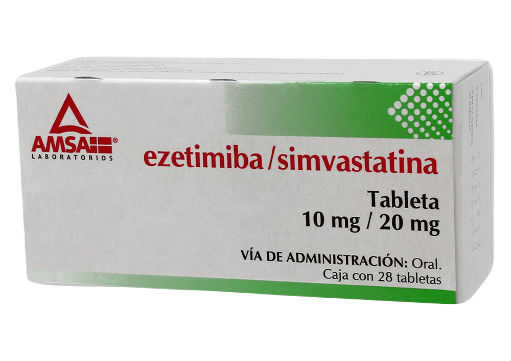 EZETIMIBA/SIMBASTATINA 10/20MG C/28 TAB AMSA COLLINS