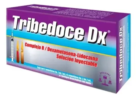 COMPLEJO B/DEXAMETASONA SOLUCION INYECTABLE C/3 AMPOLLETAS (TRIBEDOCE DX) 