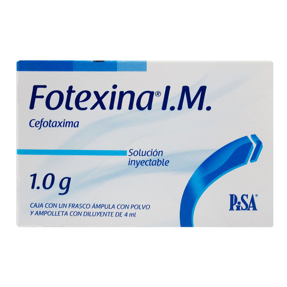 CEFOTAXIMA INY 1G 4ML C/1 FA PISA