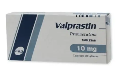 VALPRASTIN c/30 TABS. 10 MG. Pravastatina 10mg. NA