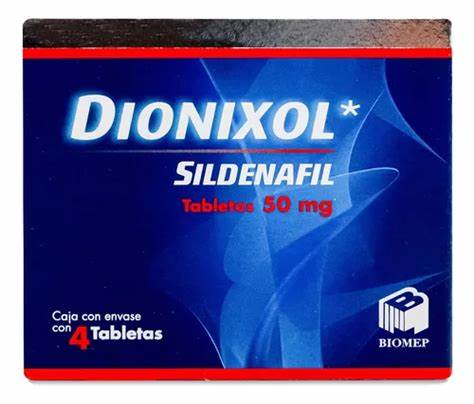DIONIXOL c/4 TABS.  50 MG. Sildenafil  50mg. NA