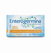 ENTEROGERMINA SUSP. Niños/Adultos c/10 AMPTAS. 5 ML. 4 BILLS. UFC. Bacillus Clausii, Esporas de NA