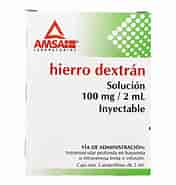 HIERRO DEXTRÁN Amsa Sol. Iny. c/3 AMPTAS. 100 MG/2 ML. AMSA