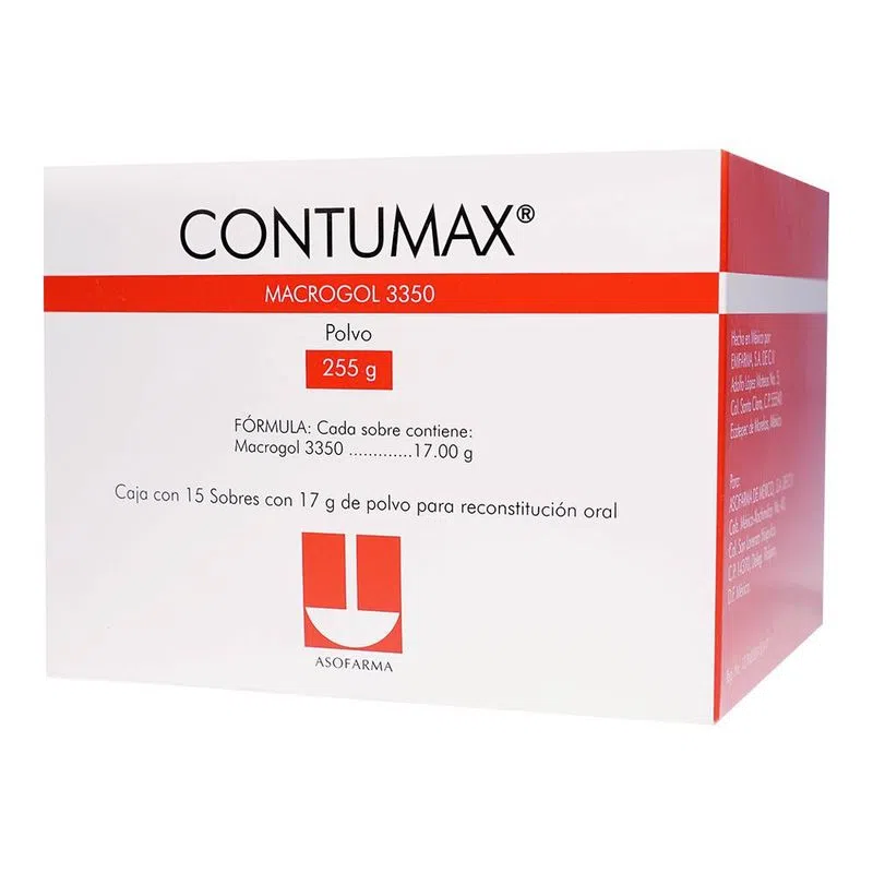 Contumax(MACROGOL) 255 G 15 Sobre Pvo
