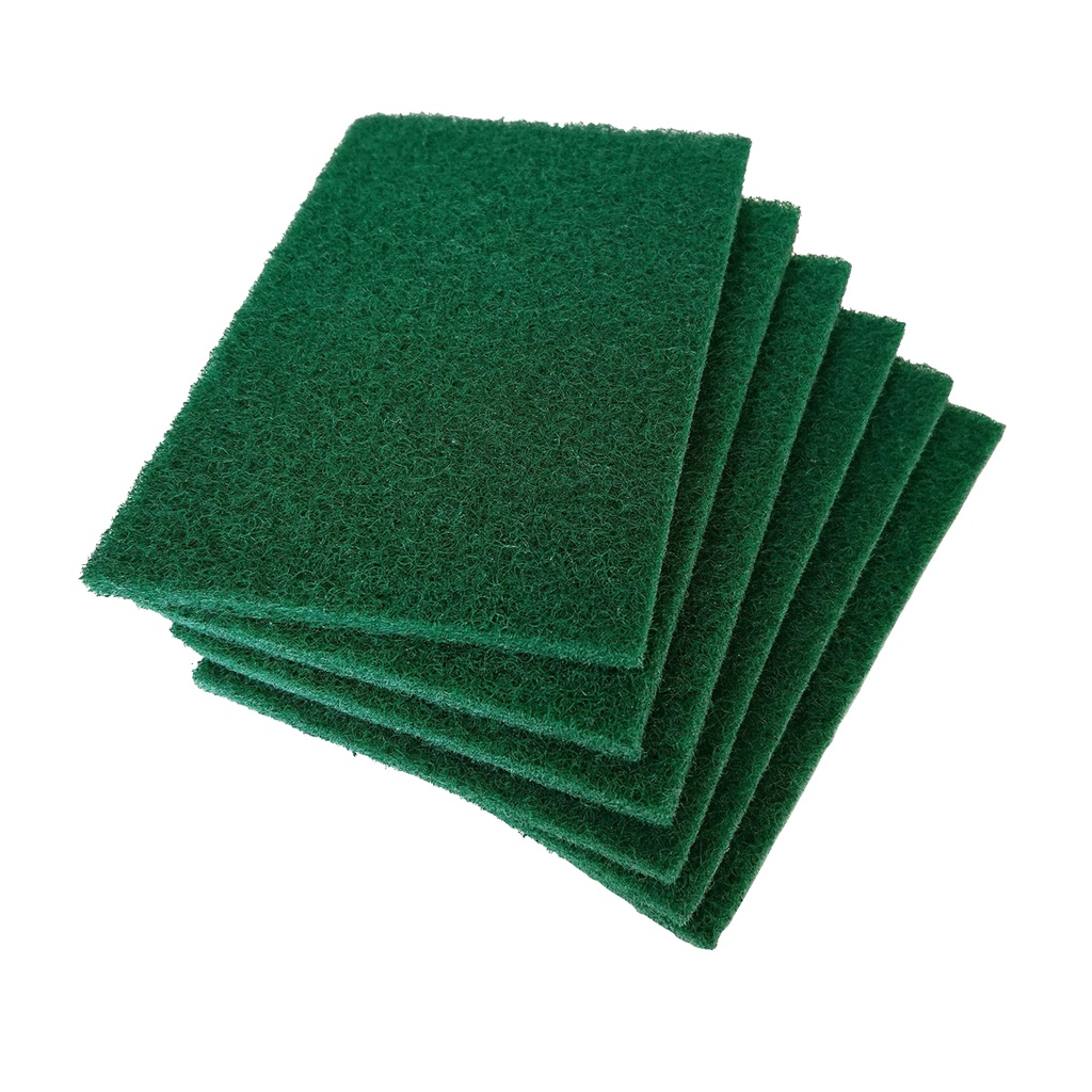 FIBRA DE COLOR VERDE PARA LIMPIEZA GENERAL DE SUPERFICIES LARGO 20CM +-5 CENTIMETROS ANCHO 15 CENTIMETROS +-5 CENTIMETROS, CUYAS ESPECIFICACIONES TECNICAS DEBEN CUMPLIR CON LA NMX-K-657-NORVEX-2004. SCOTCH BRITE