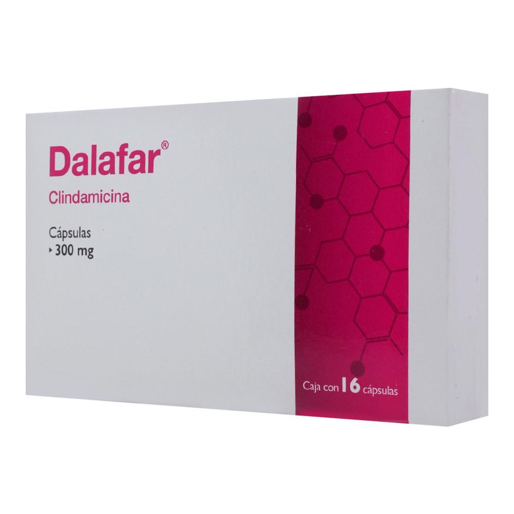 DALAFAR c/16 CAPS. 300 MG. Clindamicina 300mg. (Caps. Orales). NA
