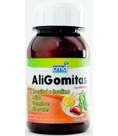 ALIGOMITAS c/60 GOMITAS MAST. Sabs. Surt. 2.0 G.    Vitaminas y Minerales para la etapa Infantil. NA