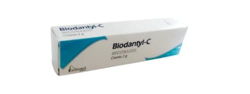 BIODANTYL-C CREMA Tubo c/20 G. 2 G/100 G. Miconazol (Crema Tópica). NA