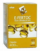 E-FERTOC Fco. c/90 CAPS. 400 MG. Tocofersolán (Vitamina E) 400mg. NA