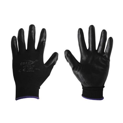 Guantes Naylon Recubierto con Nitrilo numero 10 CABEL