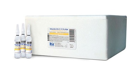 Cloruro de sodio Solución Inyectable al 17.7%. Cada ml contiene: Cloruro de sodio 0.177 g Envase con cien ampolletas de 10 ml. PISA