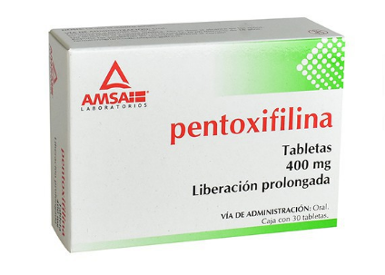 PENTOXIFILINA 400MG C/30TABLETAS AMSA COLLINS