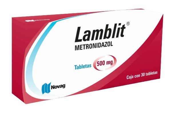 LAMBLIT c/30 TABS. 500 MG. Metronidazol 500mg. (Tabs. Orales). NA