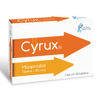 CYRUX c/28 TABS. 200 MCG. Misoprostol NA