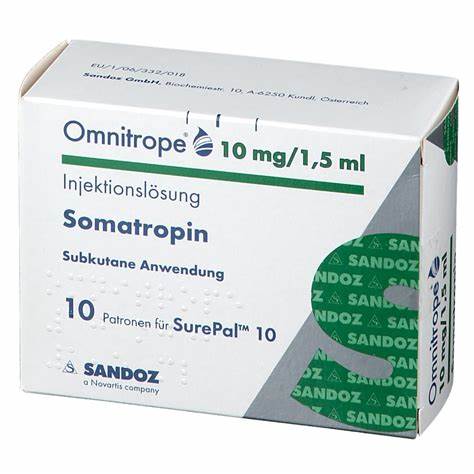 Omnitrope Somatropina Solución Inyectable Cada mililitro contiene: Somatropina 6.70 mg Envase con una pluma precargada con 1.5 ml (10 mg/1.5 ml) SANDOZ 