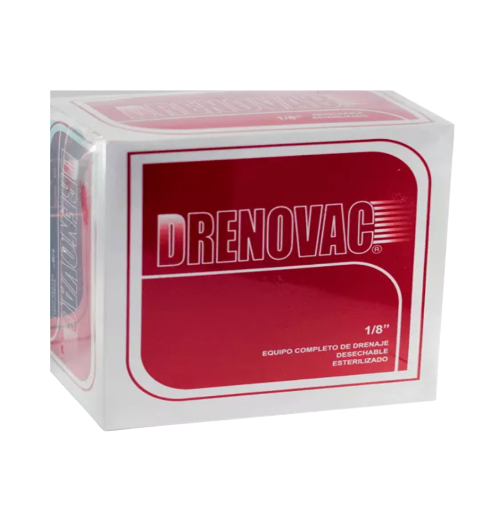 EQUIPO PARA DRENAJE POR ASPIRACIÓN PARA USO POSTQUIRÚRGICO. CONSTA DE: FUELLE SUCCIONADOR SONDA CONECTORA CINTA DE FIJACIÓN SONDA DE SUCCIÓN MULTIPERFORADA CON DIÁMETRO EXTERNO DE 6 MM CON VÁLVULA DE REFLUJO  Y VÁLVULA  DE ACTIVACIÓN. EQUIPO. 1/5 DRENOVAC
