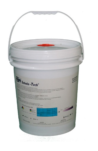 Inhalo tech cal sodada cubeta 16kg con indicador de grado médico está fabricada para usarse con circuitos de anestesia / equipos de terapia respiratoria con el propósito de eliminar el bióxido de carbono exhalado de un circuito. Cuenta con absorbedores de CO2, que desprenden una mínima cantidad de polvo y píldoras semiesféricas que garantizan la absorción homogénea de CO2. Ref: INH-CAL16 INHALO-TECH