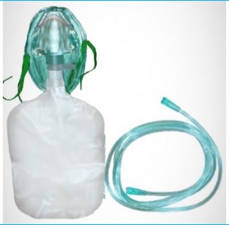 MASCARILLA PARA SUMINISTRO DE OXIGENO CON BOLSA DE RESERVORIO DE 180MM ADULTO MMD