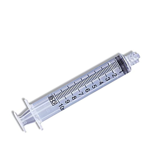 JERINGA HIPOALERGENICA DESECHABLE 10ML SIN AGUJA CAJA CON 100 PIEZAS BD