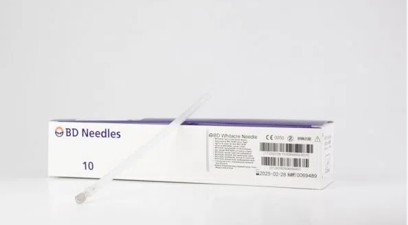 AGUJA ESPINAL WHITACRE 25G X 4 11/16 BD