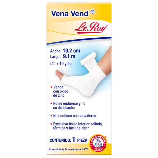 VENDA VENA VEND CON OXIDO ZINC C/CALAMINA 10 CM (35 LE ROY