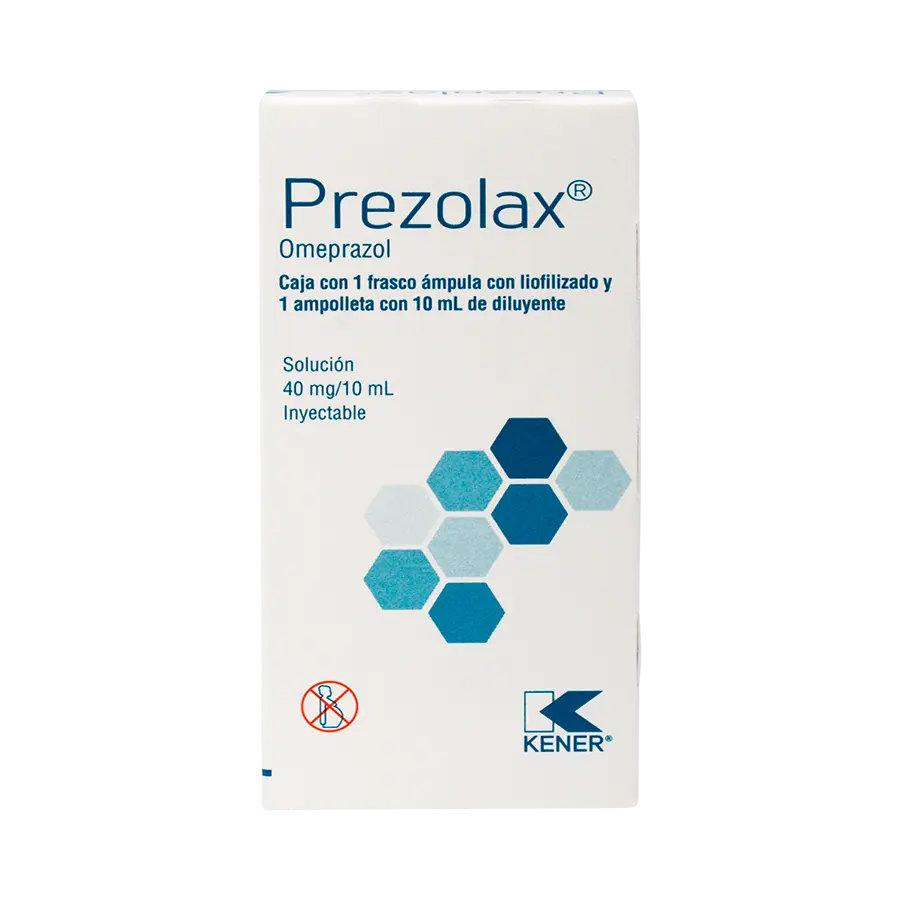 PREZOLAX 40MG 10ML SINY FCOYAMP C1 VP OMEPRAZOL INY KENER