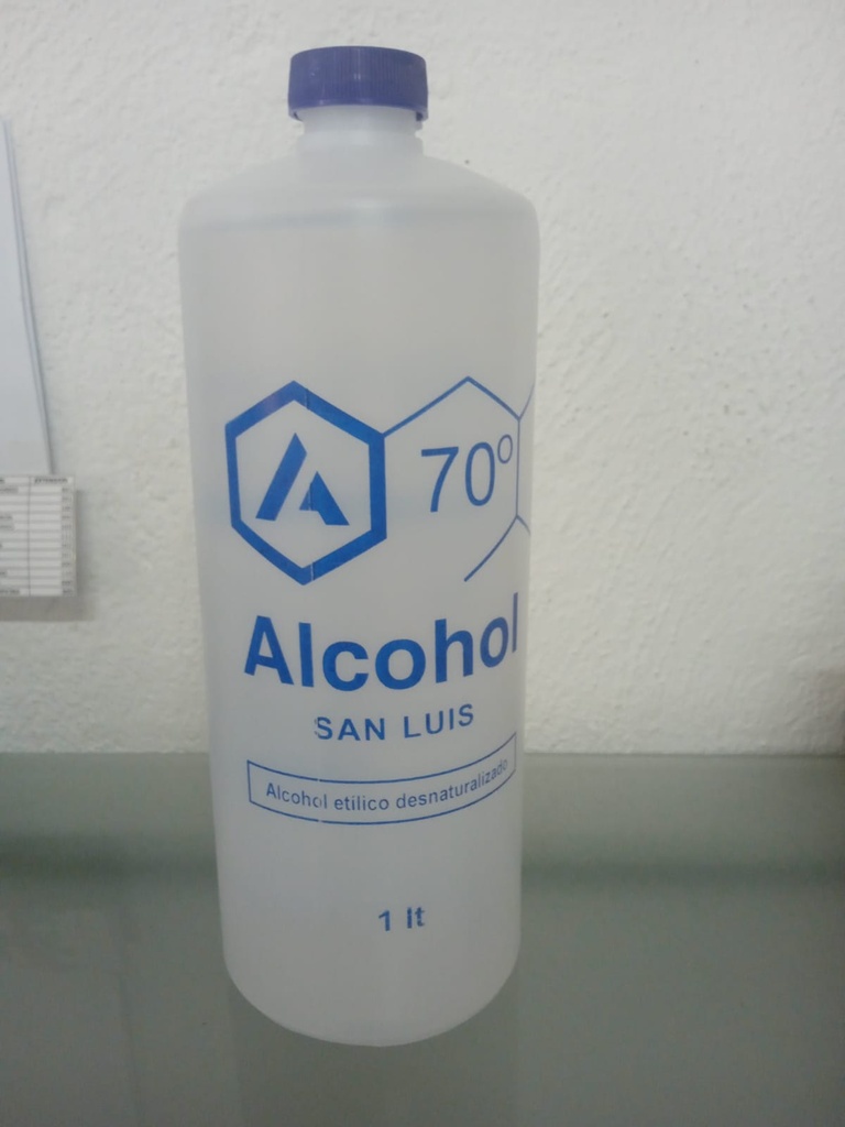Alcohol SL Etílico sin desnaturalizar 1LT. 70° AIP