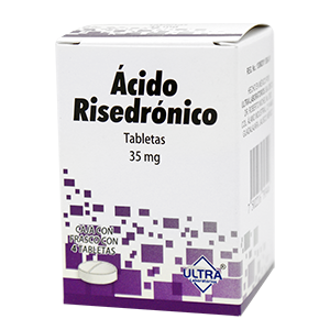 ACIDO RISEDRONICO (Ultra) c/4 TABS. 35 MG. Ácido Risedrónico 35mg. NA