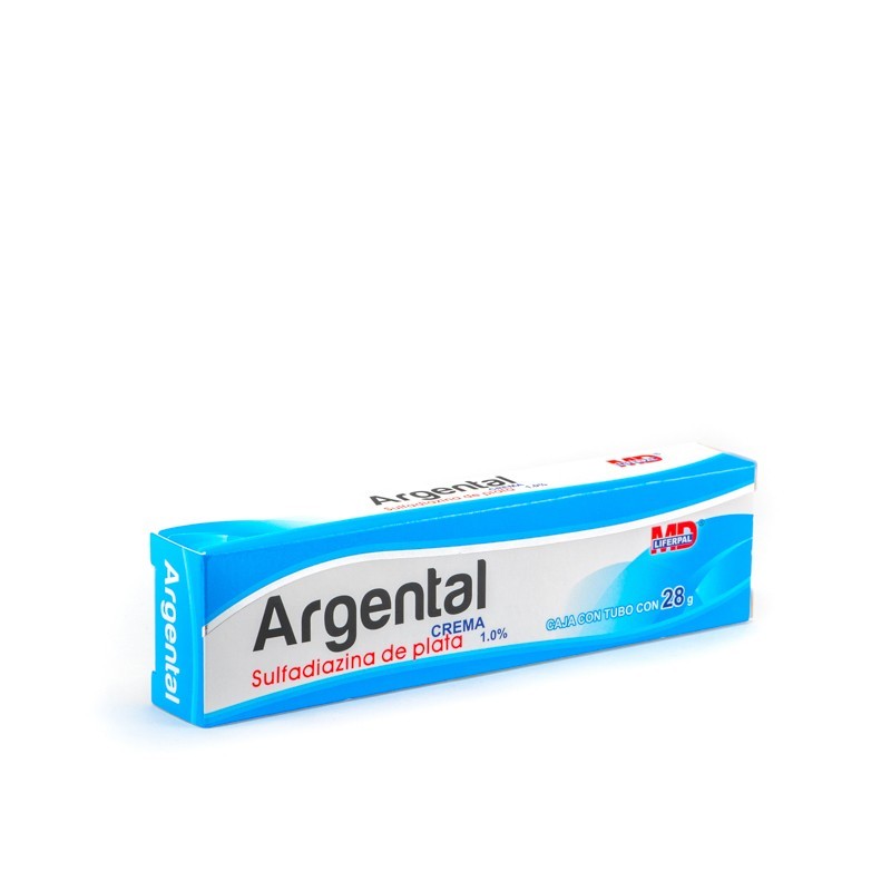 ARGENTAL CREMA 1.0% Tubo c/28 G. Sulfadiazina de plata (Crema dermica) NA