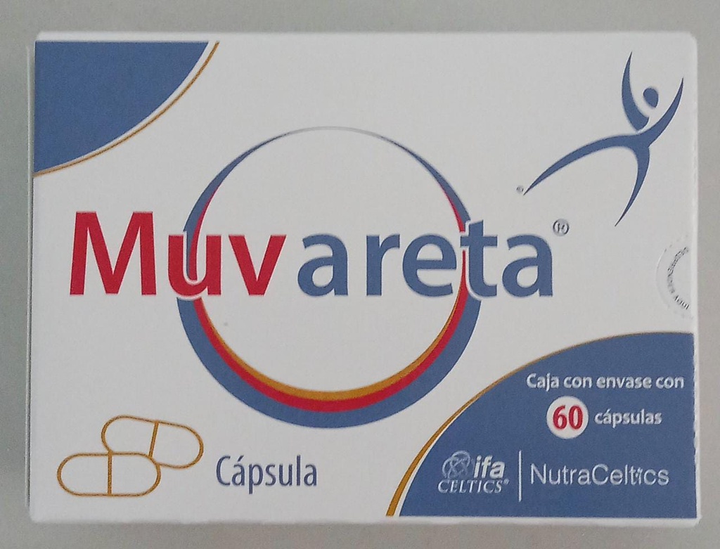 MUVARETA c/60 CAPSULAS.  Vitaminas y Minerales para complementar la Alimentacion. NA