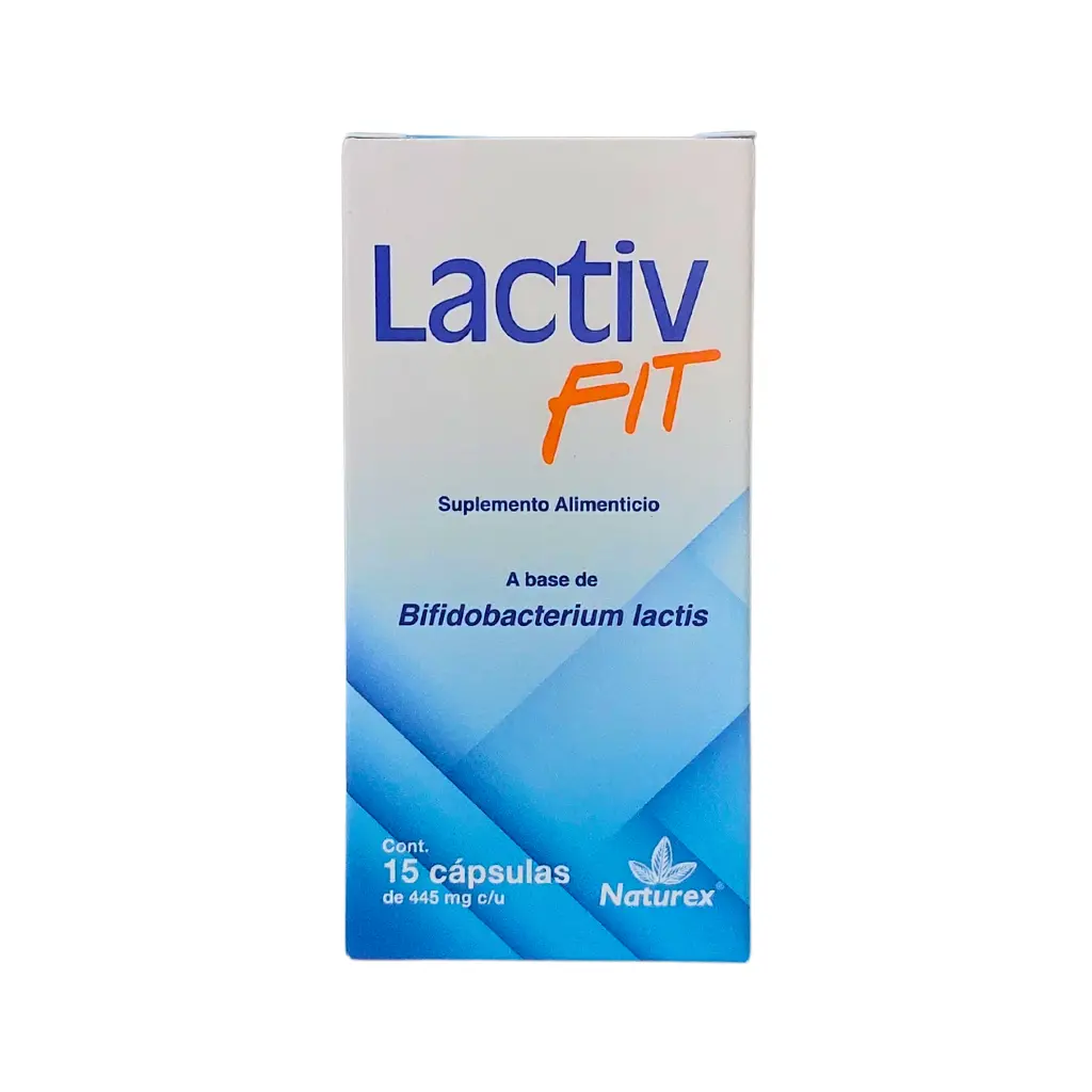 LACTIV FIT c/15 CAPS. 445 MG. Bifidobacterium lactis BPL1. NATUREX