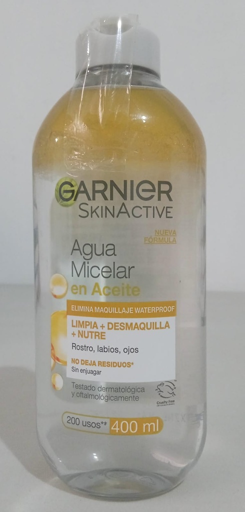 Agua Micelar En Aceite Garnier 400 Ml GARNIER