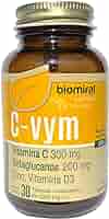 C-Vym c/30 Tabs Masticables 1000 MG. Vitamina C (Ácido ascórbico) 300mg+Betaglucanos 200mg+Naranja en polvo 100mg+Zinc 10mg+Glucósidos de esteviol 3.420mg+Vitamina D3 (Colecalciferol) 0.0090mg.