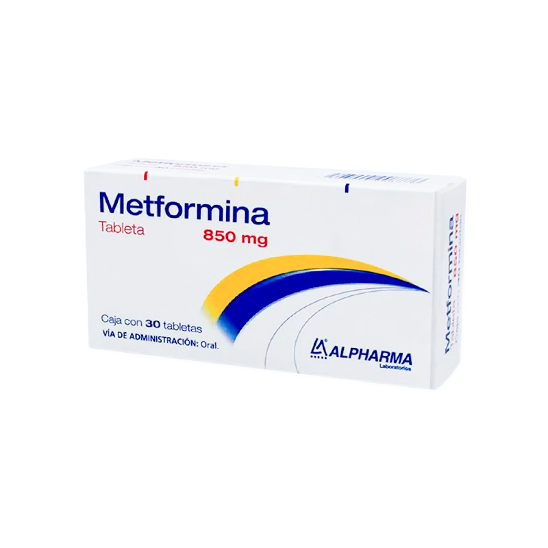 METFORMINA 850 MG C/30 TABLETAS ALPHARMA COLLINS
