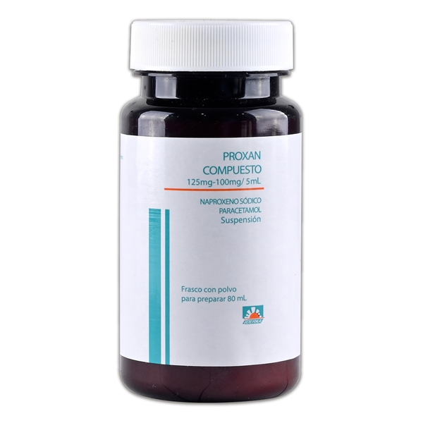 PROXAN COMPUESTO SUSP. Fco. 80 ML. 125-100 MG/5 ML. NA