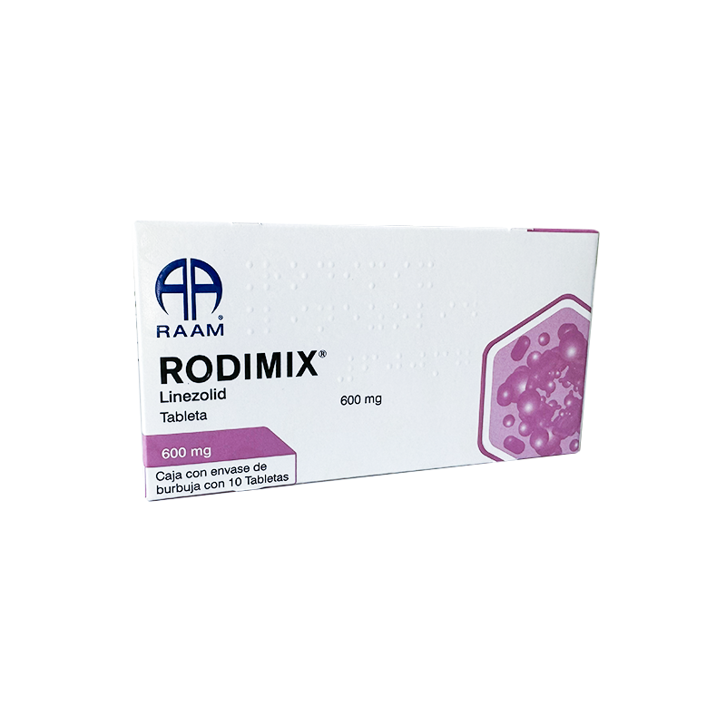 RODIMIX c/10 TABS. 600 MG Linezolid (Tabs. Orales). NA