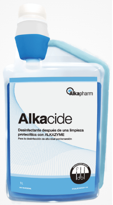 Alkacide1L Detergente Desinfectante de Alto Nivel