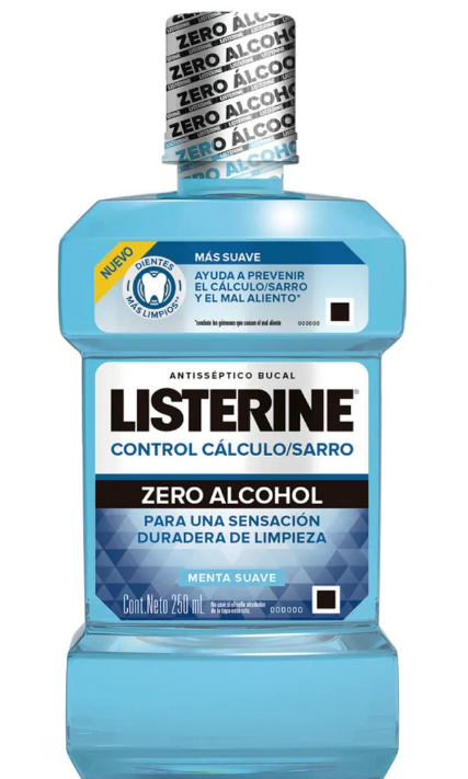 Enjuague Bucal Listerine Control Cálculo/Sarro 250 Ml J&J