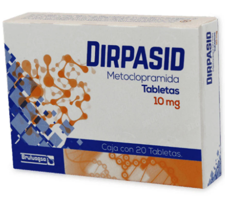 METOCLOPRAMIDA 10 MG C/20 TABLETAS (DIRPASID ) COLLINS