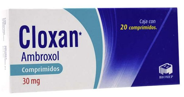 Cloxan Ambroxol Comprimido Cada Comprimido contiene: Clorhidrato de ambroxol 30 mg Envase con 20 Comprimidos.