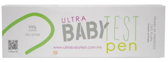 PRUEBA DE EMBARAZO ULTRA BABY TEST PEN COLLINS