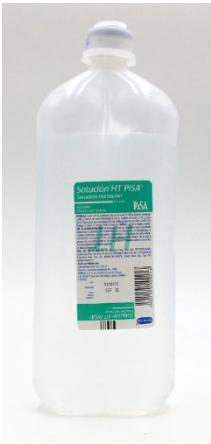 Solución hartmann Solución Inyectable Cada 100 ml contienen: Cloruro de sodio 0.600 g Cloruro de potasio 0.030 g Cloruro de calcio dihidratado 0.020 g Lactato de sodio 0.310 g Envase con 1000 ml Miliequivalentes por litro: Sodio 130 Potasio 4 Calcio 2.72-3 Cloruro 109 Lactato 28 PISA