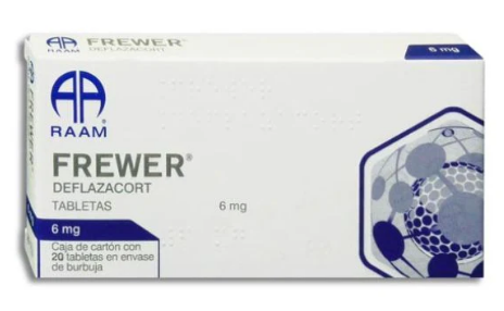 Frewer Deflazacort 6mg. c/20 tabletas