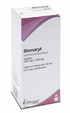 DIFENHIDRAMINA 250MG/100ML FRASCO 120 ML (BIONARYL) COLLINS
